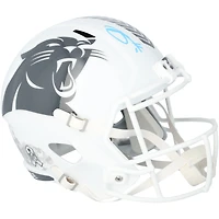 Bryce Young Carolina Panthers Autographed Riddell 2024 Salute To Service Speed Replica Helmet