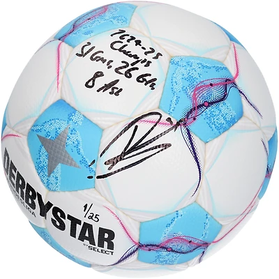Harry Kane Bayern Munich Autographed - Bundesliga Authentic Soccer Ball with Multiple Inscriptions