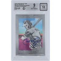 Cal Ripken Jr. Baltimore Orioles Autographed 2020 Topps Project 2020 #92 Beckett Fanatics Witnessed Authenticated /10 Card