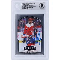 Alexander Ovechkin Washington Capitals Autographed 2020-21 Upper Deck Allure Rainbow #1 Beckett Fanatics Witnessed Authenticated Card