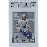 Auston Matthews Toronto Maple Leafs Autographed 2020-21 Upper Deck O-Pee-Chee Platinum Retro Gold Ink #R-2 Beckett Fanatics Witnessed Authenticated 10 Card with "2016 #1 Pick" Inscription