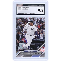 Juan Soto New York Yankees 2024 Topps Now Youngest Player To Homer Against All 30 MLB Teams #542 CGC Authenticated 9.5 Card