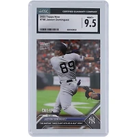 Jasson Domínguez New York Yankees 2023 Topps Now "The Martian" Takes Flight With HR In MLB Debut #798 CGC Authenticated 9.5 Card