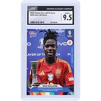 Nico Williams Spain National Team 2024 Topps Now UEFA Euro Player Of The Match Performance In UEFA Euro 2024 Final #60 CGC Authenticated 9.5 Card