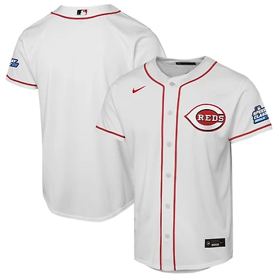 Youth Nike  White Cincinnati Reds 2025 MLB Speedway Classic Home Replica Team Jersey