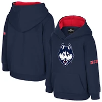 Toddler Colosseum  Navy UConn Huskies Big Logo Volume Fleece Pullover Hoodie