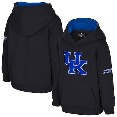 Toddler Colosseum  Black Kentucky Wildcats Big Logo Volume Fleece Pullover Hoodie