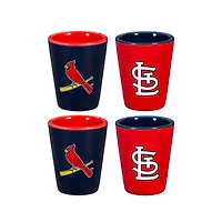 St. Louis Cardinals Four-Pack Shot Glass Set