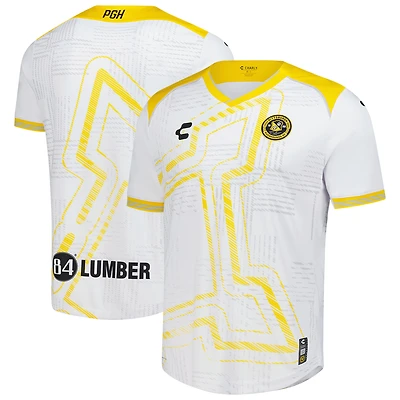 Men's Charly  White Pittsburgh Riverhounds SC Third 2025/26 Authentic Jersey