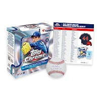 2025 Topps Chrome Baseball Factory Sealed Fanatics Exclusive Mega Box