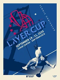 Phenom Gallery 2025 Laver Cup 18" x 24" Serigraph