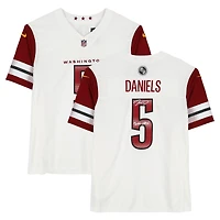 Jayden Daniels Washington Commanders Autographed White Nike Vapor F.U.S.E. Limited Jersey with "2024 OROY" Inscription