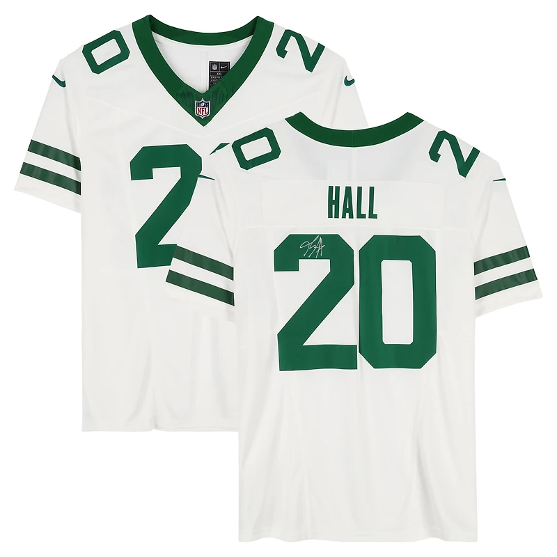 Breece Hall New York Jets Autographed White Nike Vapor F.U.S.E. Limited Jersey