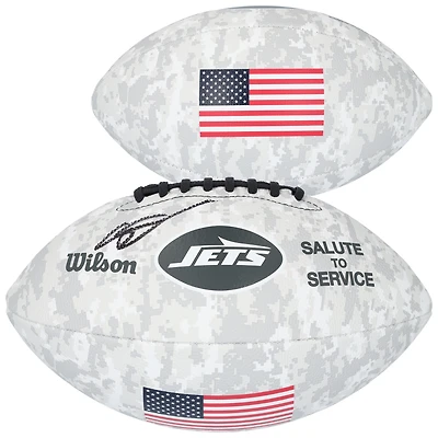 Ahmad Sauce Gardner New York Jets Autographed 2024 Salute To Service Wilson Football
