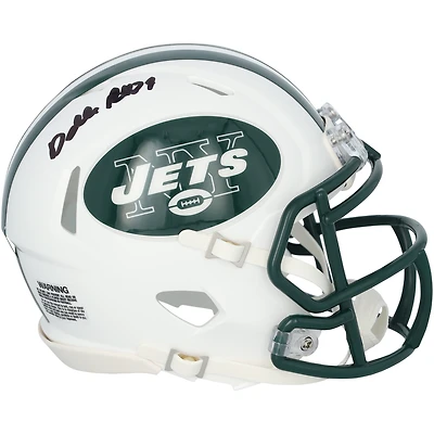 Darrelle Revis New York Jets Autographed Riddell 1998-2018 Throwback Speed Mini Helmet