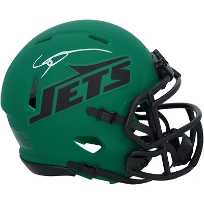 Ahmad Sauce Gardner New York Jets Autographed Riddell Rave Speed Mini Helmet