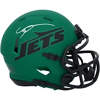 Ahmad Sauce Gardner New York Jets Autographed Riddell Rave Speed Mini Helmet