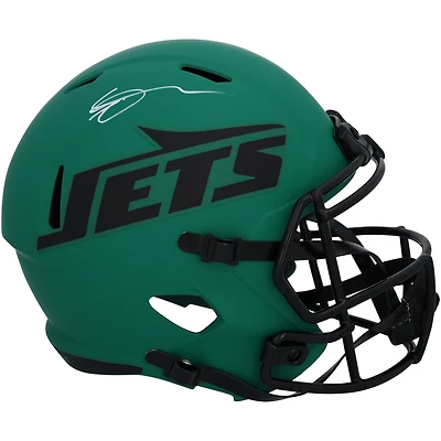 Ahmad Sauce Gardner New York Jets Autographed Riddell Rave Speed Replica Helmet