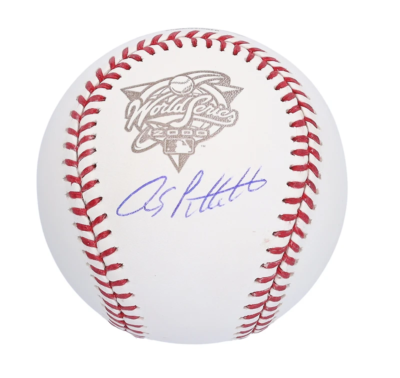 Andy Pettitte New York Yankees Autographed 2000 World Series Logo Baseball