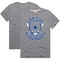 Men's Homage  Gray Dallas Cowboys NFL x Grateful Dead T-Shirt
