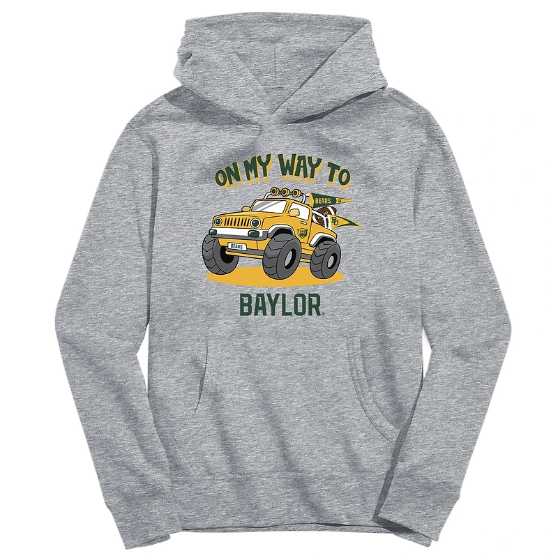 Youth Vive La Fete Gray Baylor Bears On My Way To Pullover Hoodie