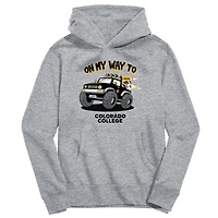 Youth Vive La Fete Gray Colorado College Tigers On My Way To Pullover Hoodie