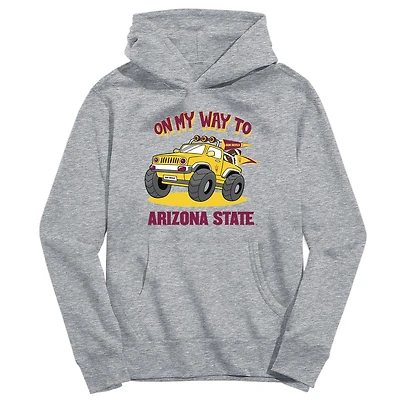 Youth Vive La Fete Gray Arizona State Sun Devils On My Way To Pullover Hoodie