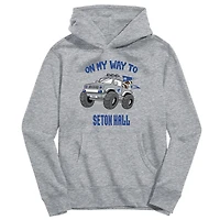 Youth Vive La Fete Gray Seton Hall Pirates On My Way To Pullover Hoodie