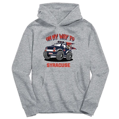Youth Vive La Fete Gray Syracuse Orange On My Way To Pullover Hoodie
