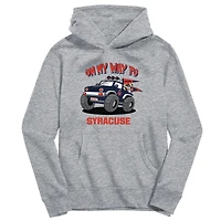 Youth Vive La Fete Gray Syracuse Orange On My Way To Pullover Hoodie