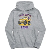 Youth Vive La Fete Gray LSU Tigers On My Way To Pullover Hoodie