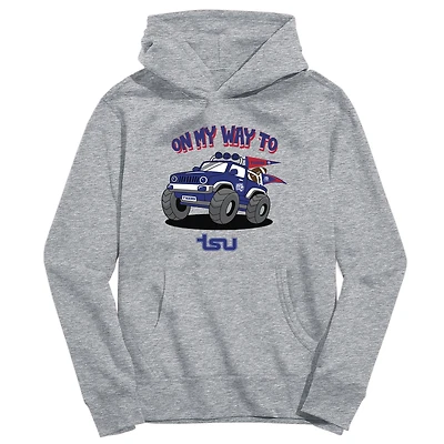 Youth Vive La Fete Gray Tennessee State Tigers On My Way To Pullover Hoodie