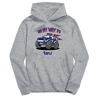 Youth Vive La Fete Gray Tennessee State Tigers On My Way To Pullover Hoodie