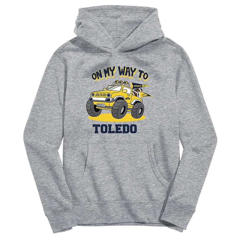 Youth Vive La Fete Gray Toledo Rockets On My Way To Pullover Hoodie