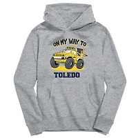 Youth Vive La Fete Gray Toledo Rockets On My Way To Pullover Hoodie