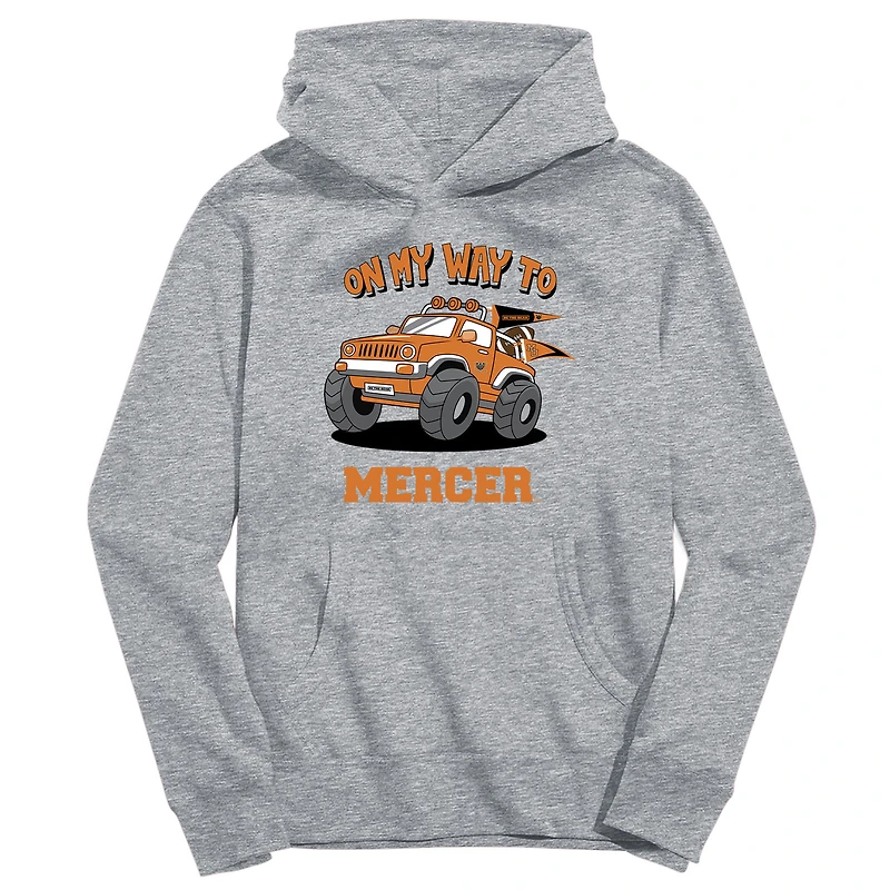 Youth Vive La Fete Gray Mercer Bears On My Way To Pullover Hoodie