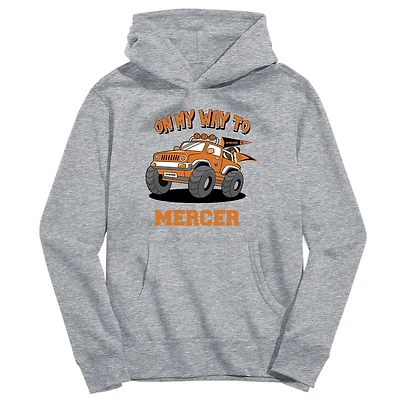 Youth Vive La Fete Gray Mercer Bears On My Way To Pullover Hoodie