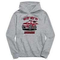 Youth Vive La Fete Gray Louisville Cardinals On My Way To Pullover Hoodie