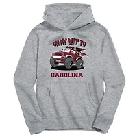 Youth Vive La Fete Gray South Carolina Gamecocks On My Way To Pullover Hoodie