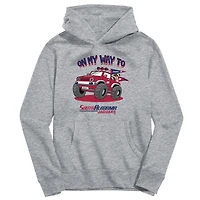 Youth Vive La Fete Gray South Alabama Jaguars On My Way To Pullover Hoodie