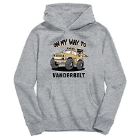 Youth Vive La Fete Gray Vanderbilt Commodores On My Way To Pullover Hoodie