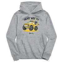 Toddler Vive La Fete Gray Drexel Dragons On My Way To Pullover Hoodie