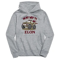 Toddler Vive La Fete Gray Elon Phoenix On My Way To Pullover Hoodie