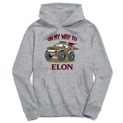 Toddler Vive La Fete Gray Elon Phoenix On My Way To Pullover Hoodie