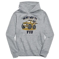 Toddler Vive La Fete Gray FIU Panthers On My Way To Pullover Hoodie