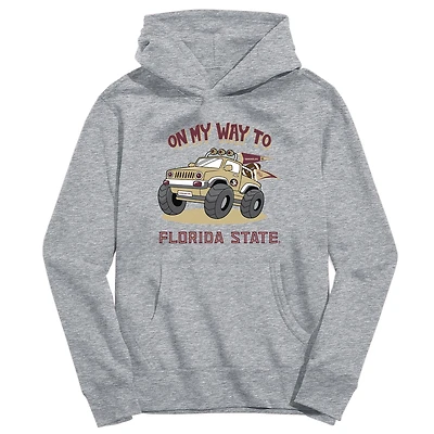 Toddler Vive La Fete Gray Florida State Seminoles On My Way To Pullover Hoodie
