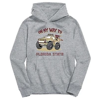 Toddler Vive La Fete Gray Florida State Seminoles On My Way To Pullover Hoodie