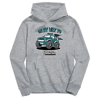 Toddler Vive La Fete Gray Coastal Carolina Chanticleers On My Way To Pullover Hoodie