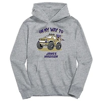 Toddler Vive La Fete Gray James Madison Dukes On My Way To Pullover Hoodie