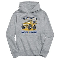 Toddler Vive La Fete Gray Kent State Golden Flashes On My Way To Pullover Hoodie
